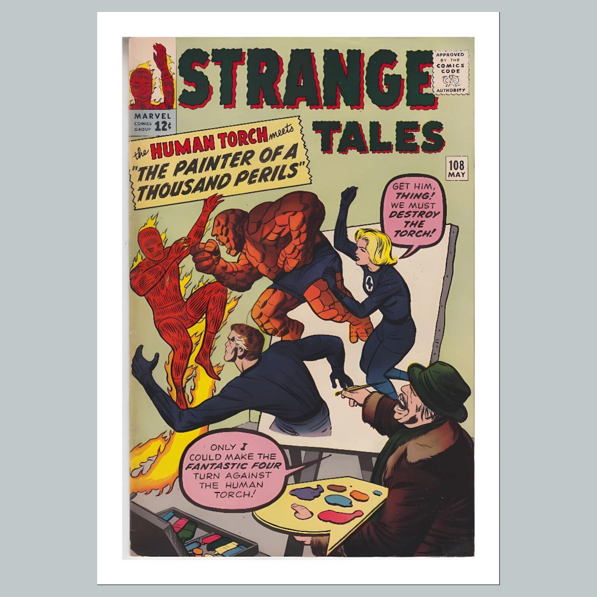 2418 Strange Tales 8x10 Glossy Photo Comic Book Cover Fast-Secure Shipping