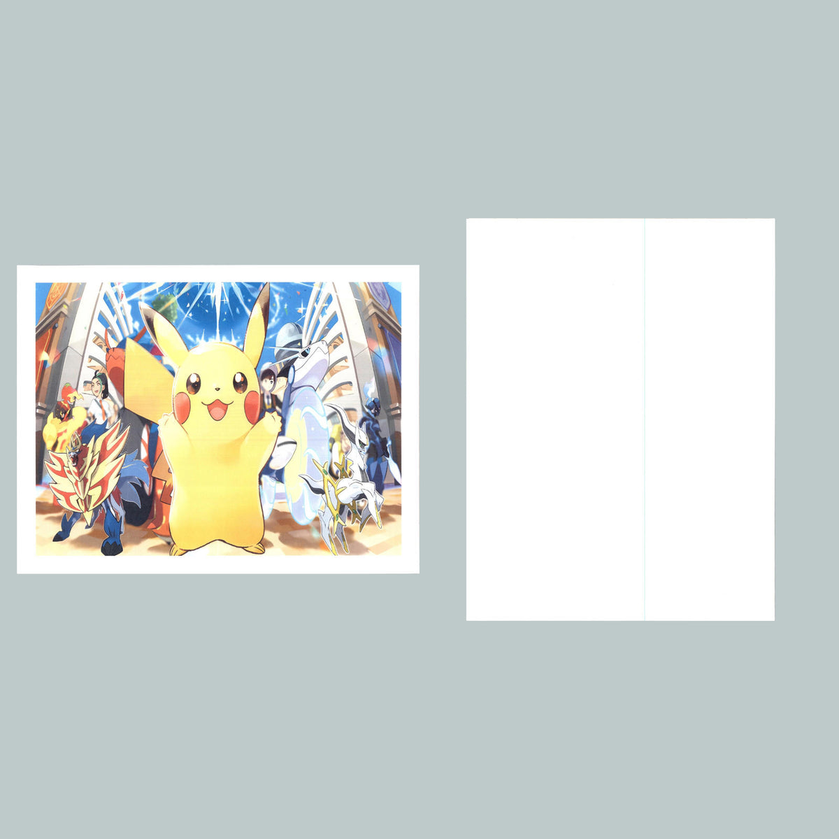 0365 P -8X10 Pokemon Pikachu Yellow with Friends Glossy Photo Fast-Secure Ship