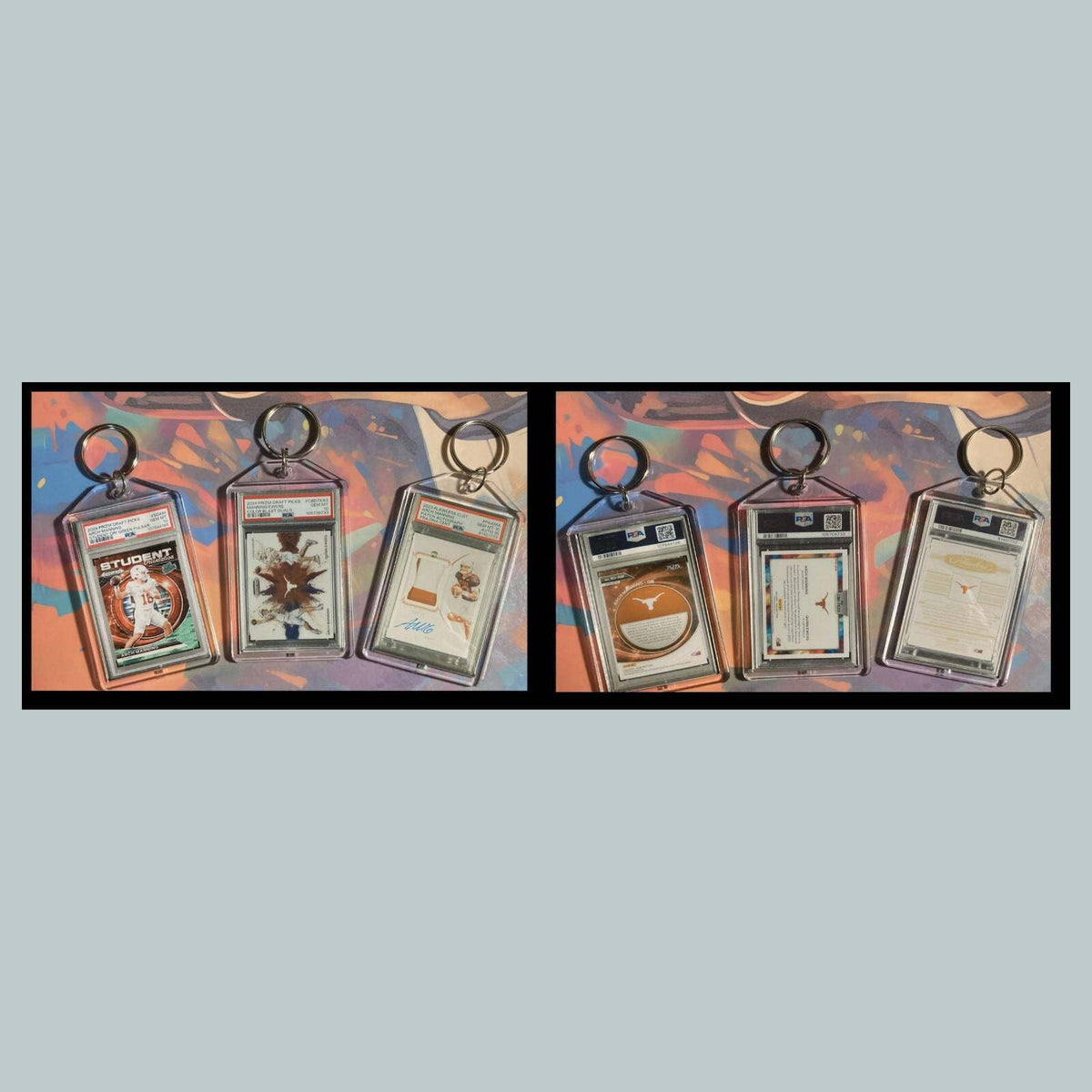 3468B Arch Manning 3 Pack Bundle -3 Different Custom Novelty Keychain Great Gift