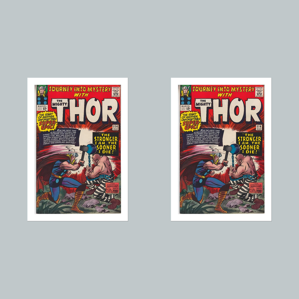 2089 Thor 8x10 Glossy Photo Comic Book Cover Fast-Secure Shipping