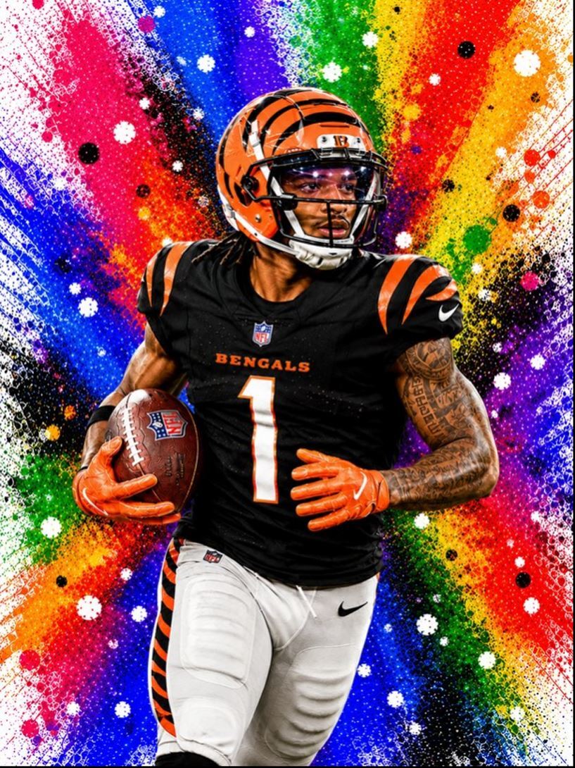 3809 JaMarr Chase 8x10 Premium Print Color-Bomb No Text Clean