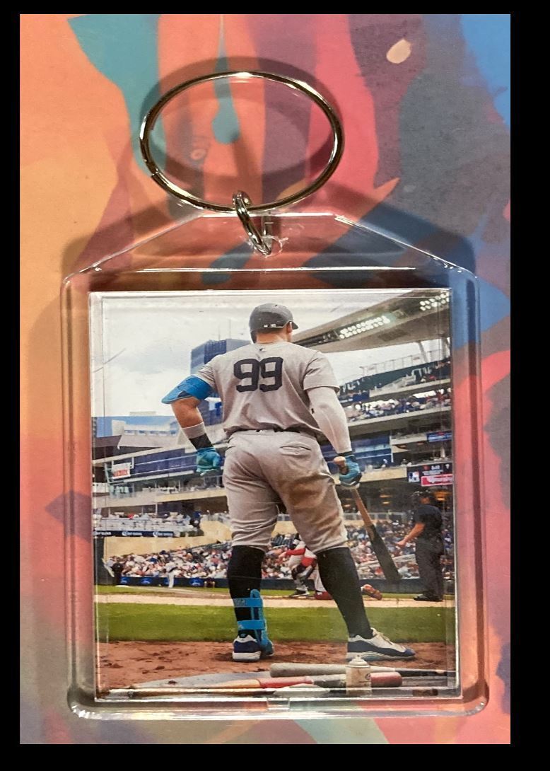 3362 Aaron Judge In Batting Circle Custom Hand Made Keychain-Makes A Great Gift