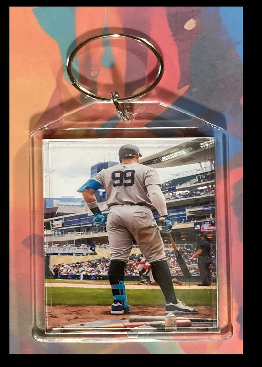 3362 Aaron Judge In Batting Circle Custom Hand Made Keychain-Makes A Great Gift