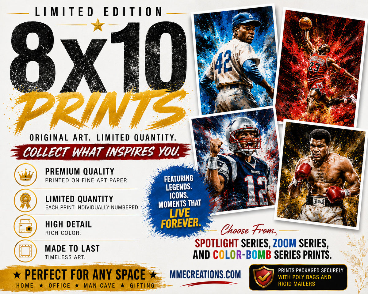 3901 Magic Johnson /25 Star Spotlight Series | 8X10 Zoom Art Print Numbered