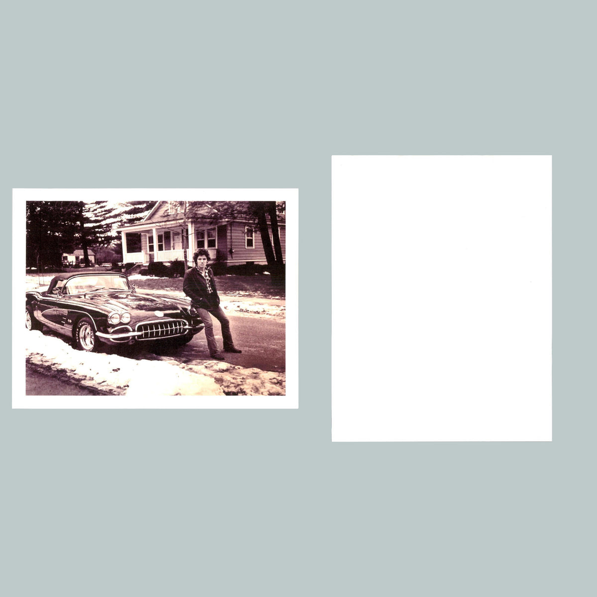 0125 P -8X10 Springsteen With Car Glossy Photo Fast-Secure Shipping
