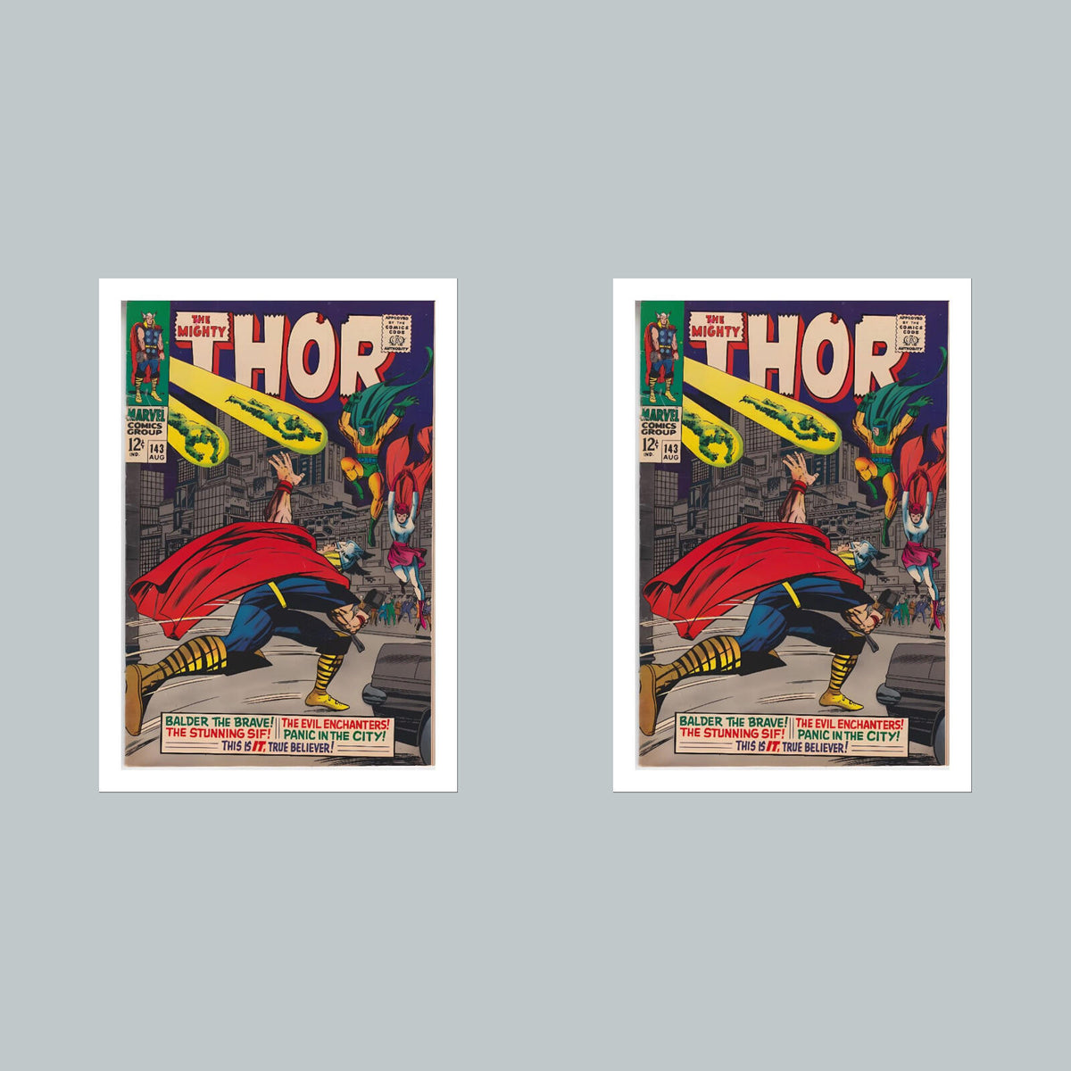 2216  Thor 8x10 Glossy Photo Comic Book Cover Fast-Secure Shipping