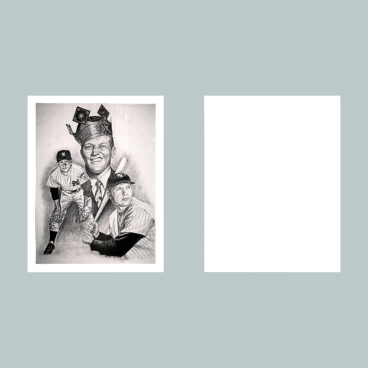 0055 P -8X10 Mickey Mantle King Glossy Photo Fast-Secure Shipping BBL