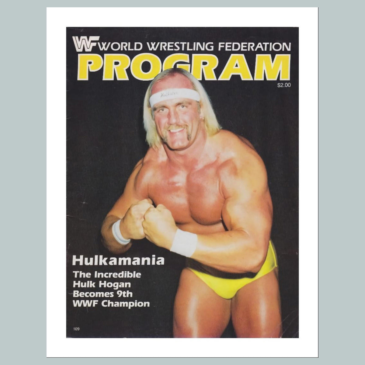 1530 WWF Program nagoH kluH 8x10 Glossy Photo Fast-Secure Shipping MS