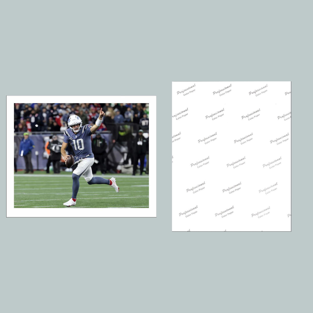 1037 8X10 Drake Maye 8x10 Glossy Photo - Fast-Secure Shipping FBL