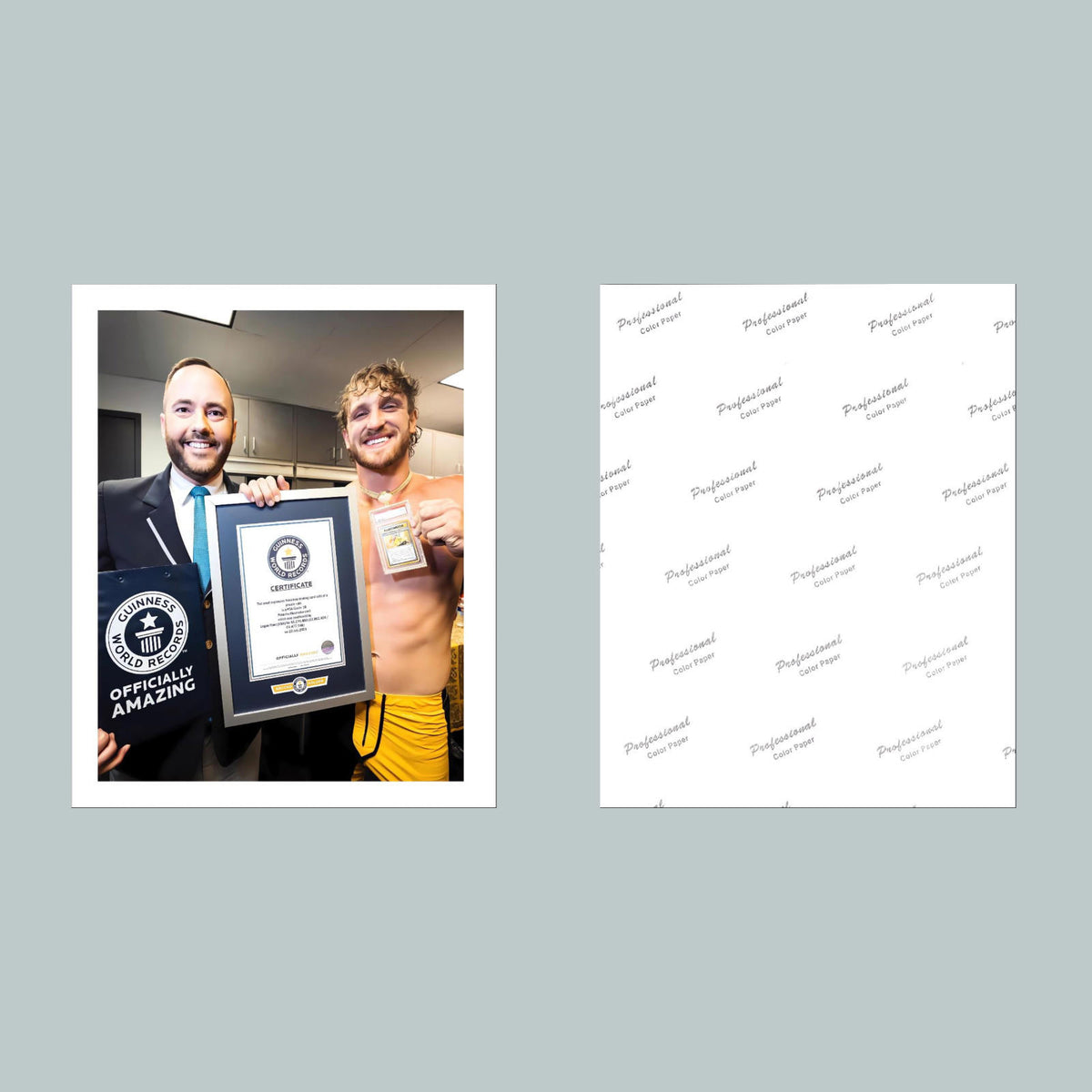 1493 Logan Paul 16 Million Dollar Pokemon 8x10 Glossy Photo - Fast Shipping MS