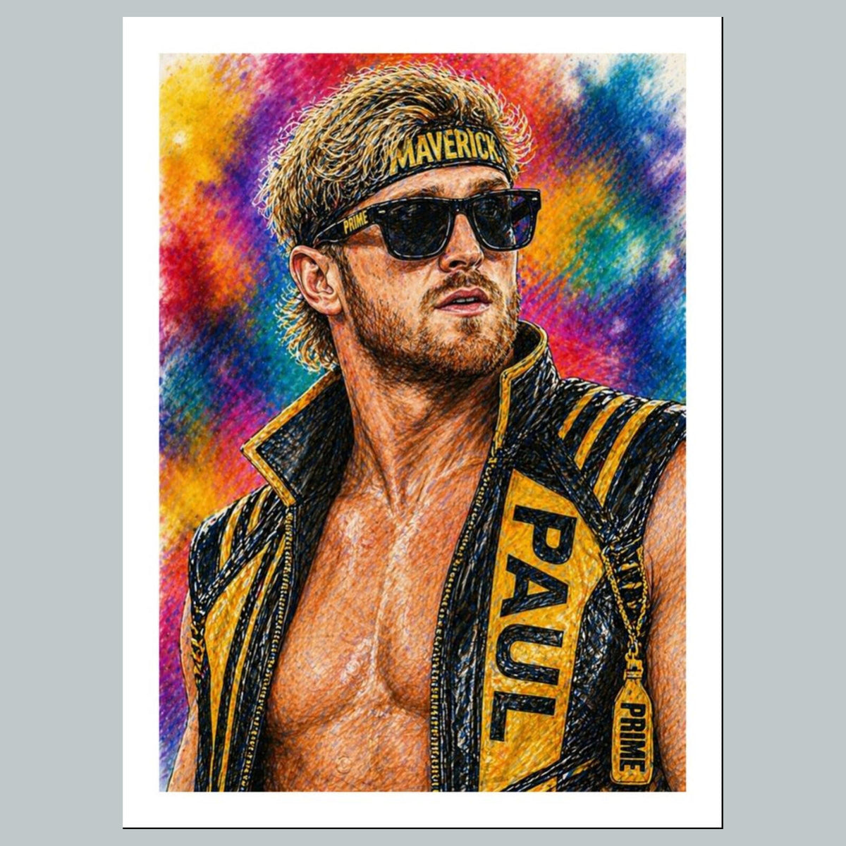 2597 Logan Paul 8x10 Custom Art Photo - Fast-Secure Shipping MS