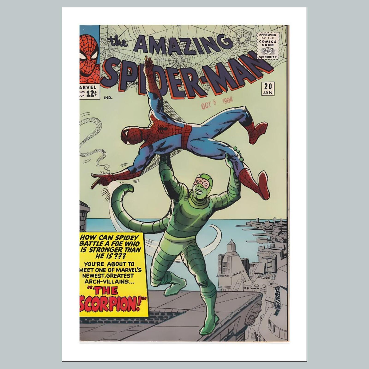 1754 Amazing Spider-Man 8x10 Glossy Photo Comic Book Cover Fast-Secure Shipping