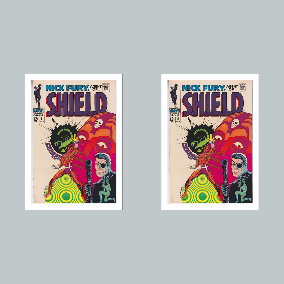2225  Shield 8x10 Glossy Photo Comic Book Cover Fast-Secure Shipping