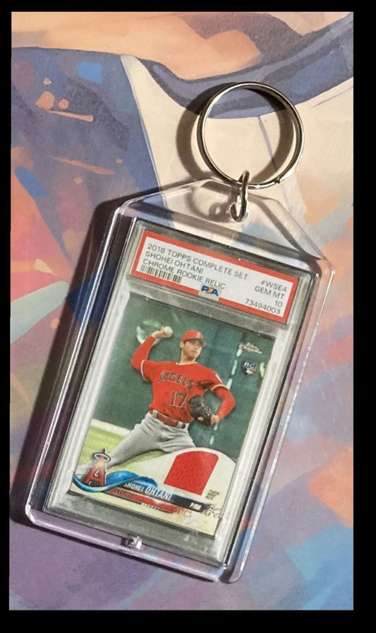 3241 Shohei Ohtani 2018 Topps Rookie Patch  - Custom Keychain-Gift