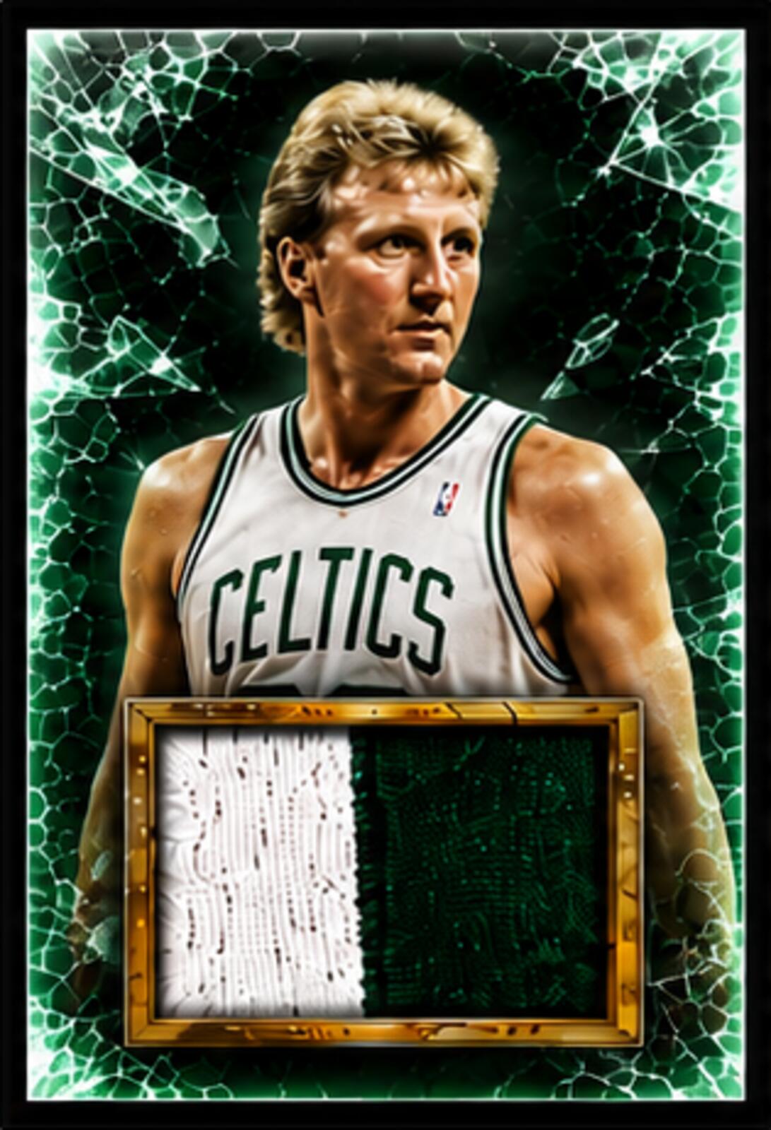 2627 Larry Bird Multi Color Zoom Art Ice Capades 5 Glossy Prints Collector Set BKL