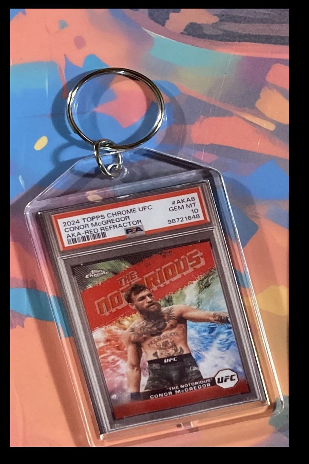 3102 Conor McGregor 2024 Topps Chrome UFC AKA Red