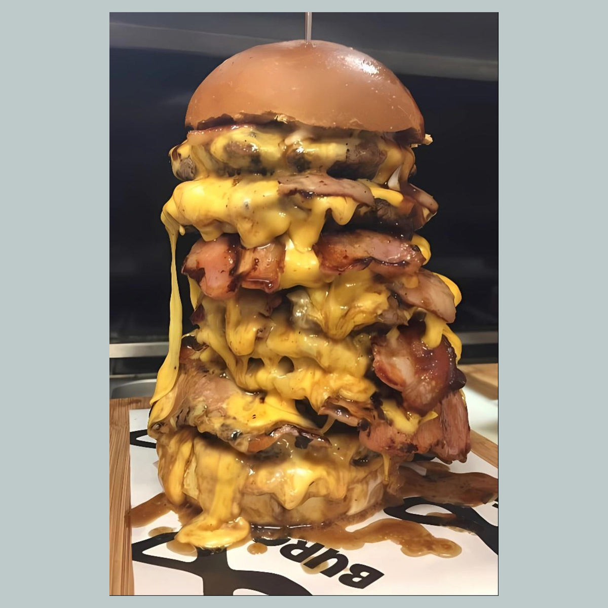 1268 Burger Heaven 8x10 Glossy Photo - Fast-Secure Shipping MS