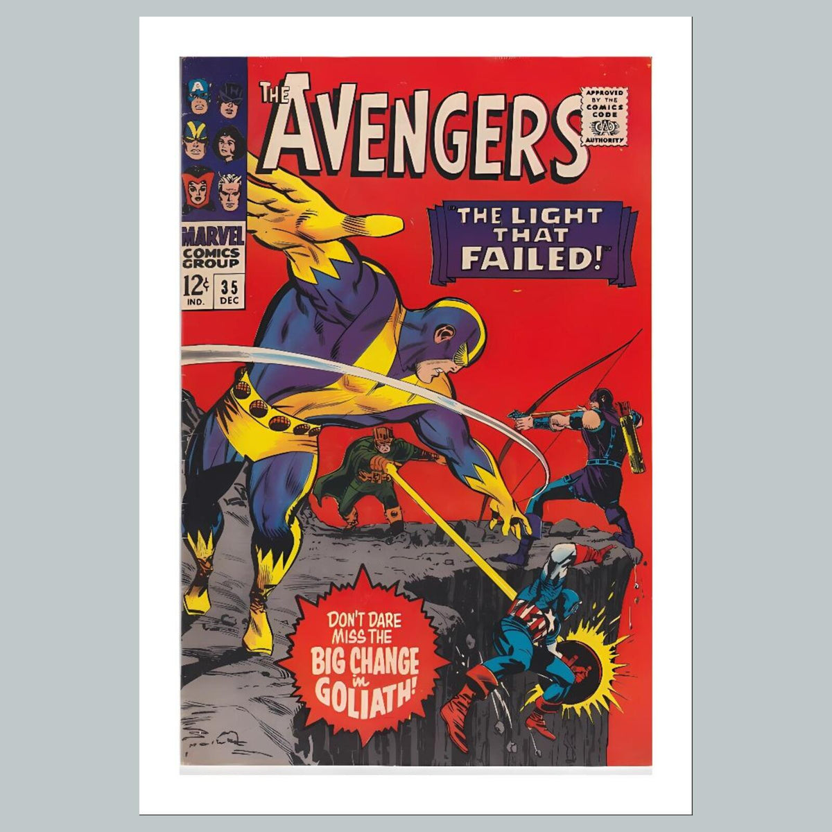 1841 The Avengers 8x10 Glossy Photo Comic Book Cover Fast-Secure Shipping