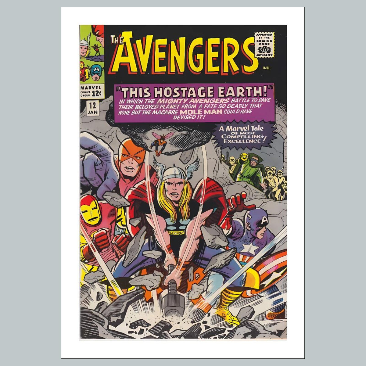 1822 The Avengers 8x10 Glossy Photo Comic Book Cover Fast-Secure Shipping