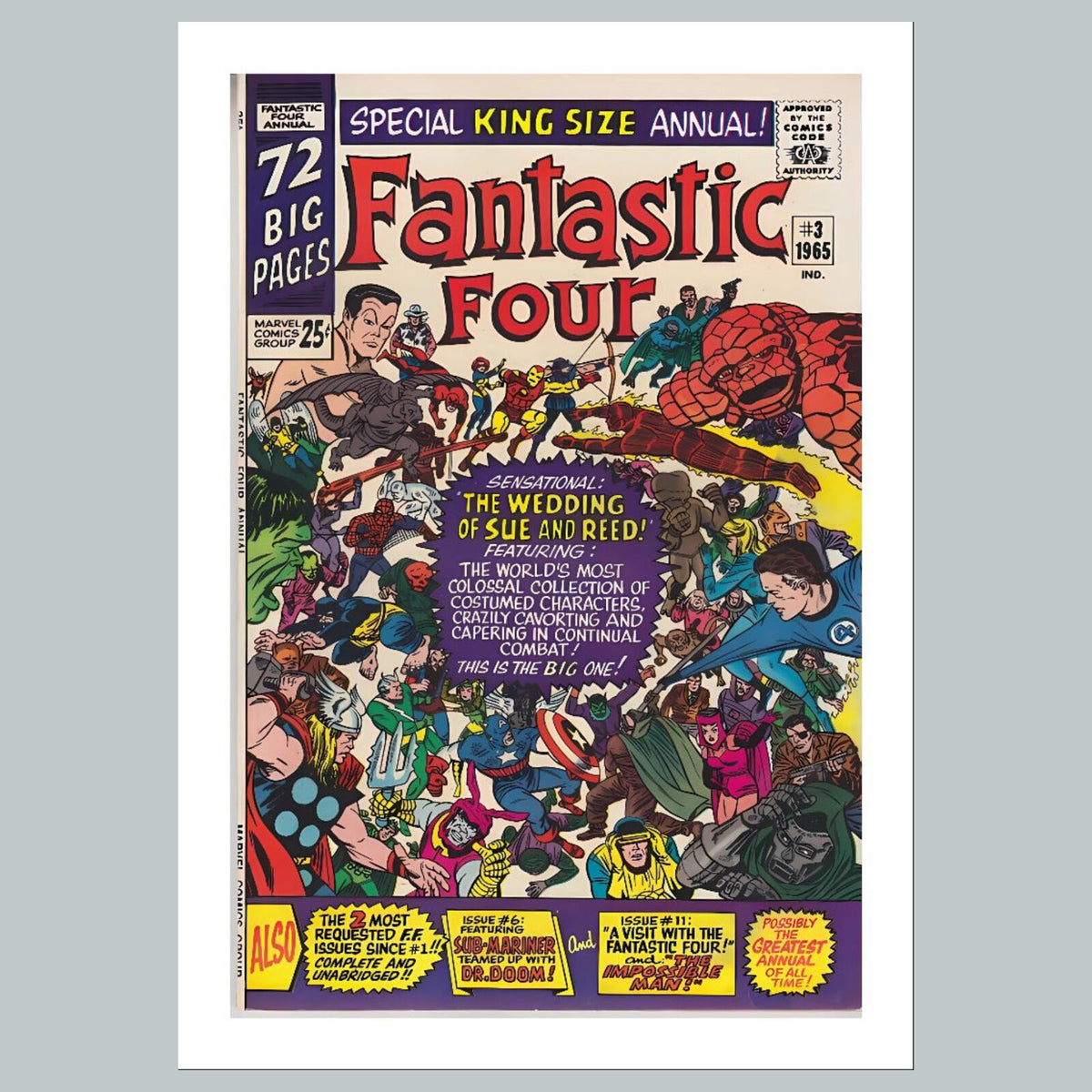 2117 Fantastic Four 8x10 Glossy Photo Comic Book Cover Fast-Secure Shipping