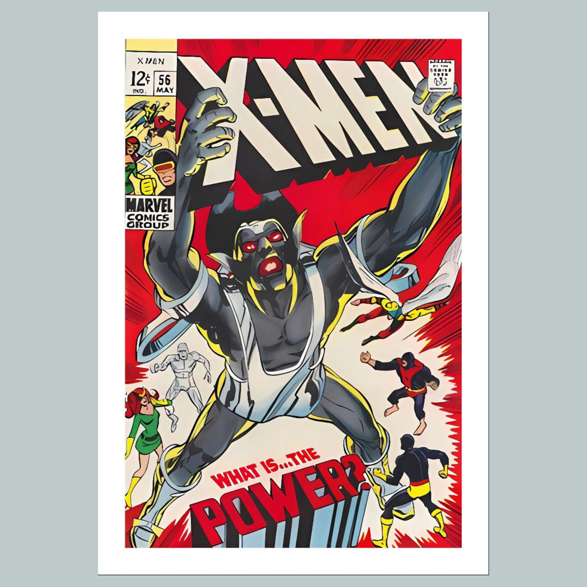 1595 X-Men May 1969 8x10 Glossy Photo Comic Book Cover