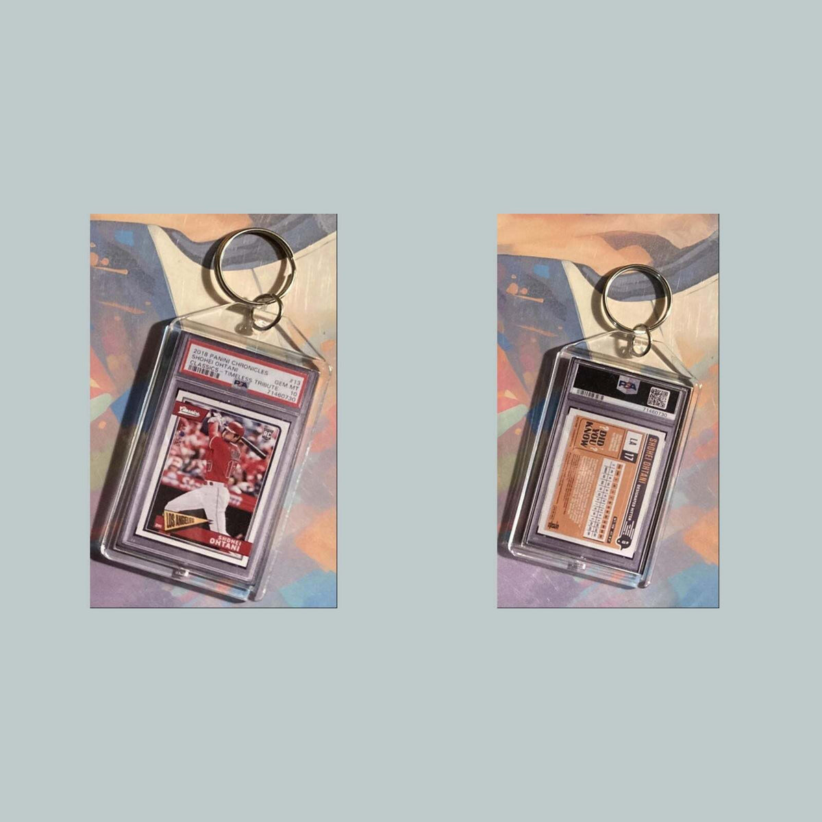 3545 2018 Panini Chronicles Classics Shohei Ohtani Timeless Custom Keychain