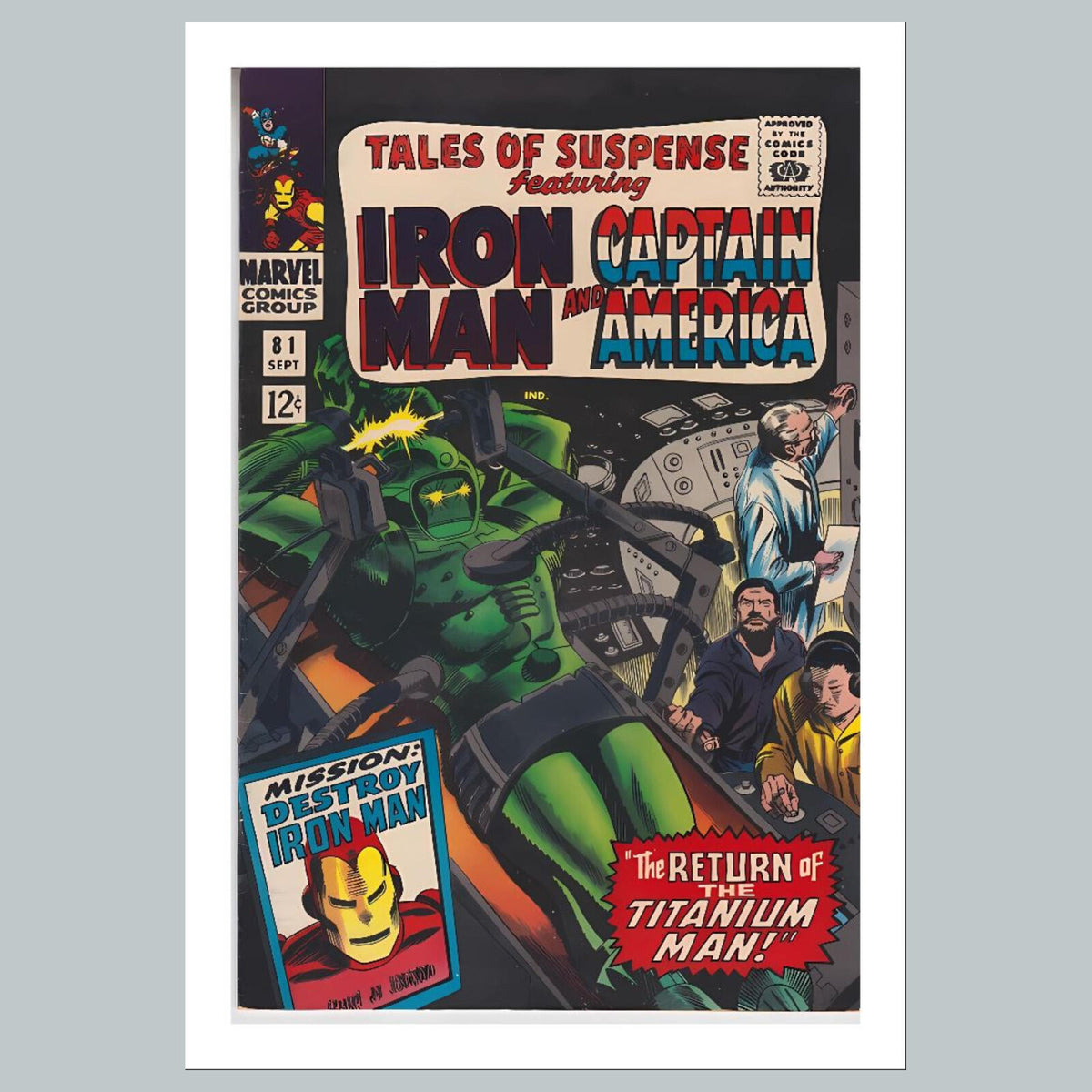 2472 Tales Of Suspense 8x10 Glossy Photo Comic Book CoverFast-Secure Shipping