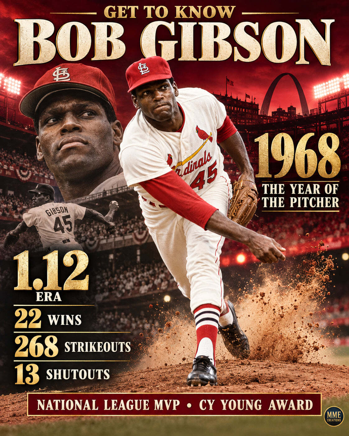 1968 Year of the Pitcher 8x10 Print