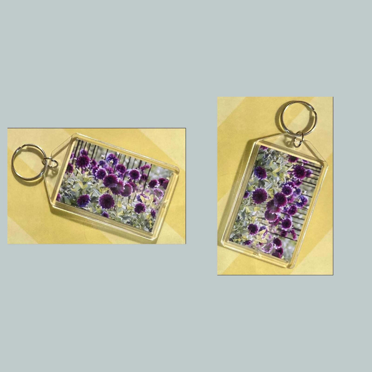 3678 Dahlia Acrylic Keychain | Floral Keychain | Flower Lover Gift