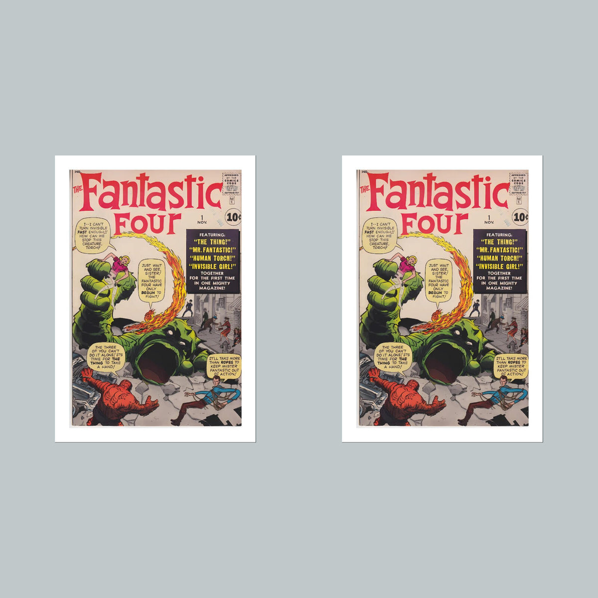 1997 Fantastic Four 8x10 Glossy Photo Comic Book Cover Fast-Secure Shipping