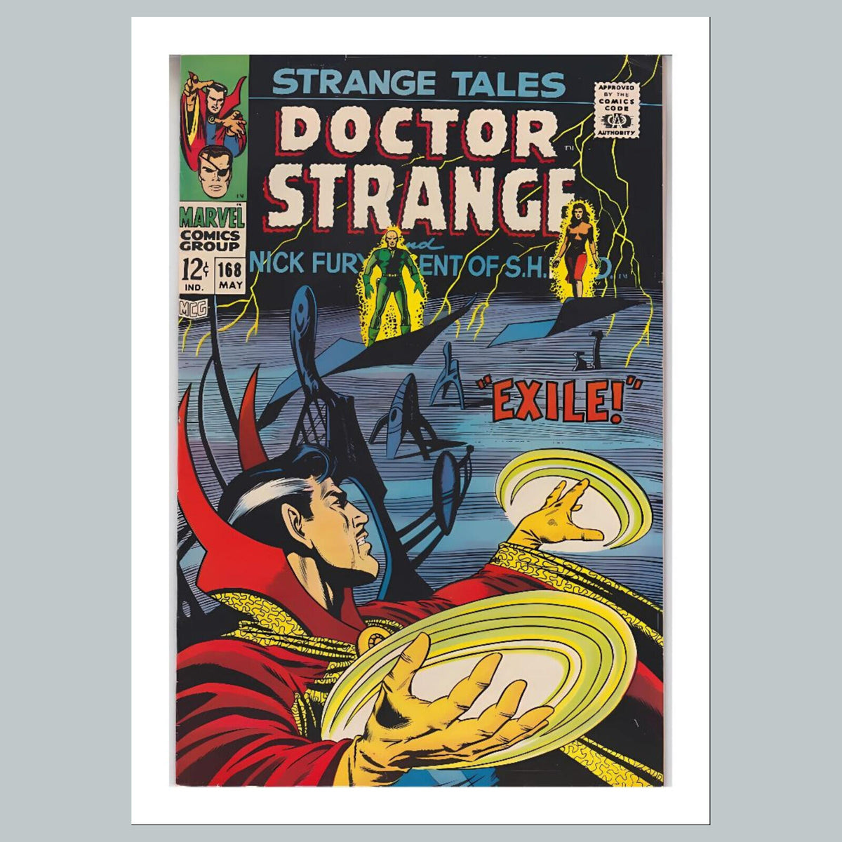 2566 Strange Tales 8x10 Glossy Photo Comic Book CoverFast-Secure Shipping