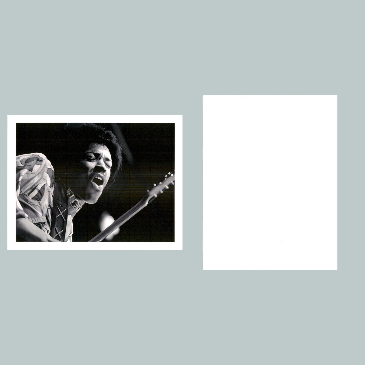 0133 P -8X10 Jimi Hendrix Looking Right-B-W Glossy Photo Fast Shipping