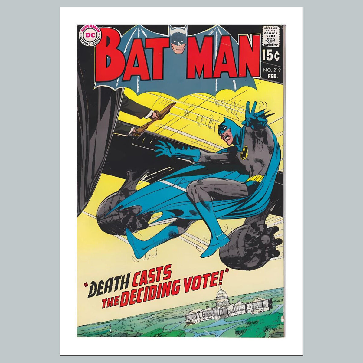 1930 Bat Man 8x10 Glossy Photo Comic Book Cover Fast-Secure Shipping