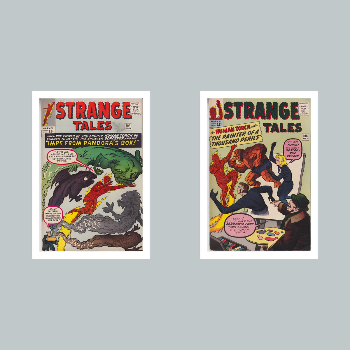2412 Strange Tales 8x10 Glossy Photo Comic Book Cover Fast-Secure Shipping