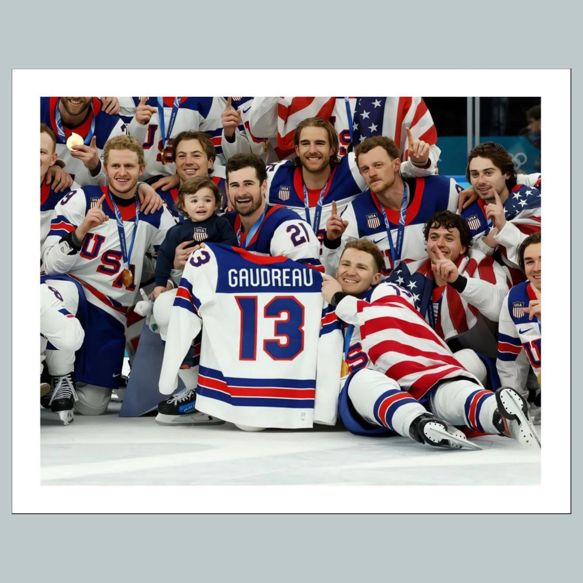 1416 2026 Olympics Gold Medal Winners Fast-Secure Shipping 8x10 Glossy Photo MS