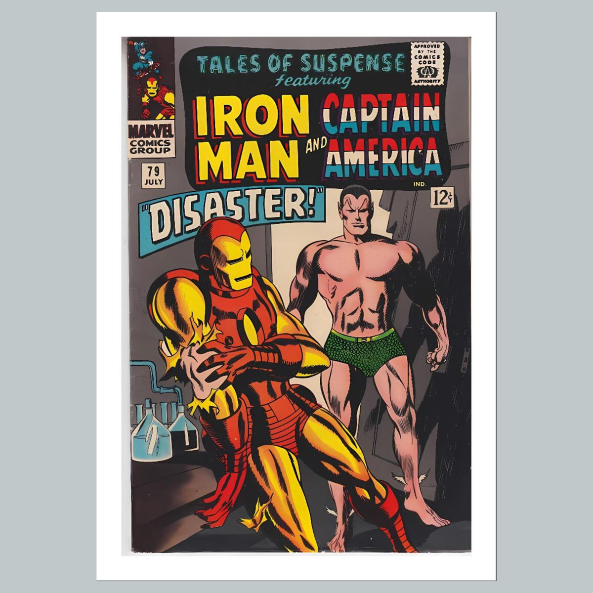 2474 Tales Of Suspense 8x10 Glossy Photo Comic Book CoverFast-Secure Shipping