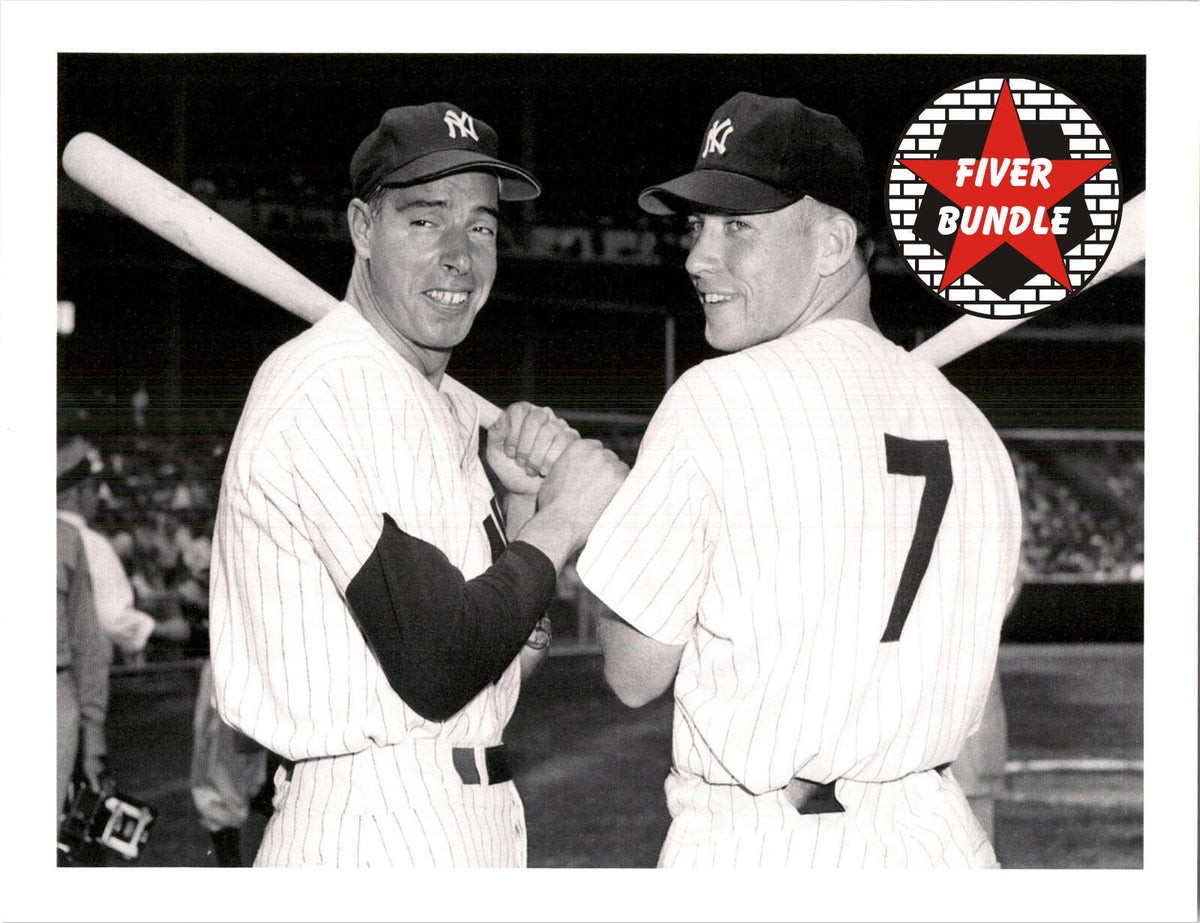0605B Fiver Bundle 8X10 Glossy Photos Mickey Mantle Makes A Great Gift BBL