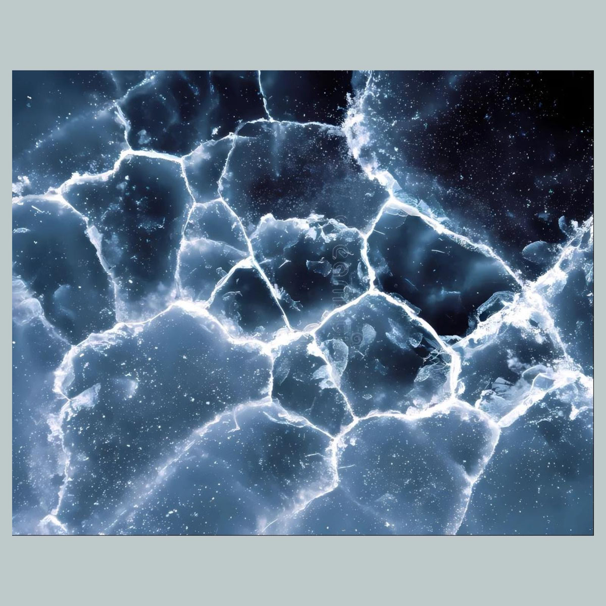 1391 Blue Ice 8x10 Glossy Photo - Fast-Secure Shipping MS