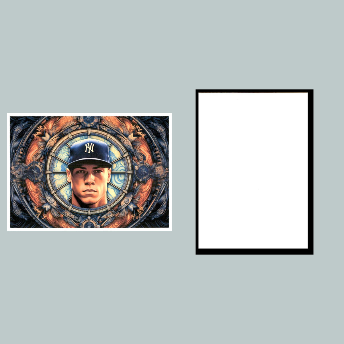 0151 P -8X10 Aaron Judge Steampunk Circle Glossy Photo Fast Shipping BBL