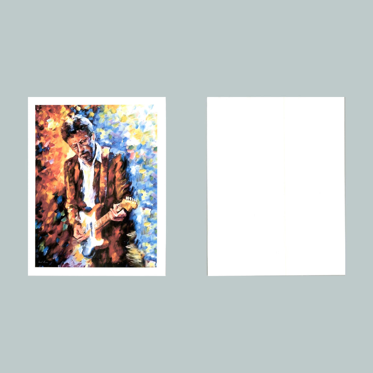 0106 P -8X10 Eric Clapton Painting Glossy Photo Fast-Secure Shipping