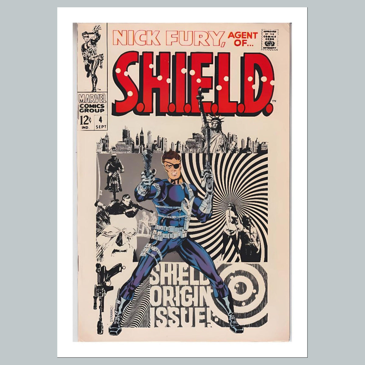 2211  Shield 8x10 Glossy Photo Comic Book Cover Fast-Secure Shipping