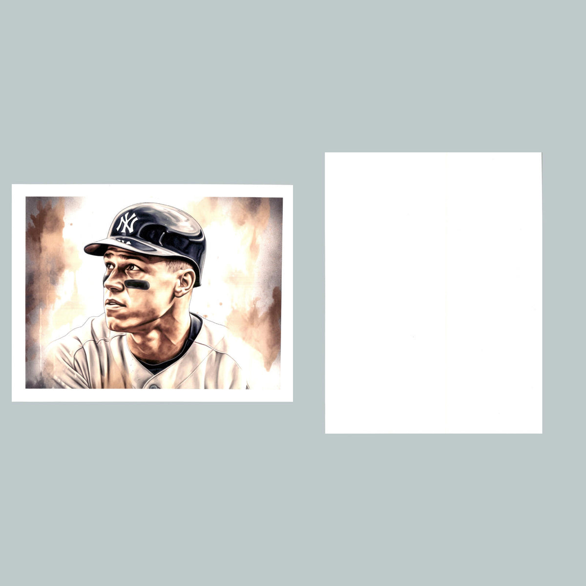 0089 P -8X10 Aaron Judge BaseballPainting Glossy Photo Fast-Secure Shipping BBL