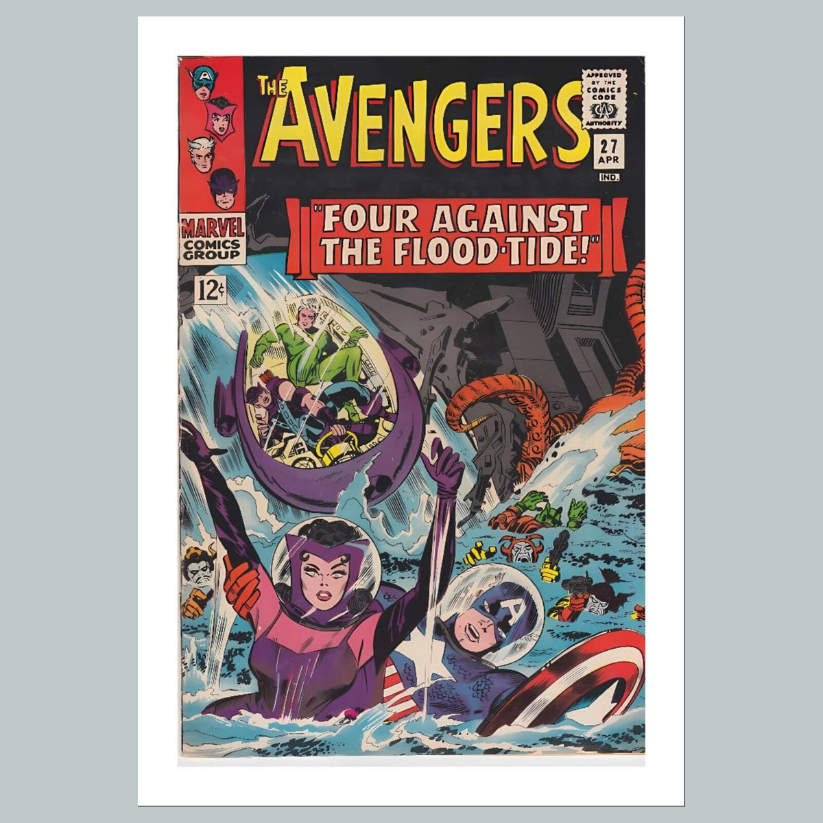 1825 The Avengers 8x10 Glossy Photo Comic Book Cover Fast-Secure Shipping