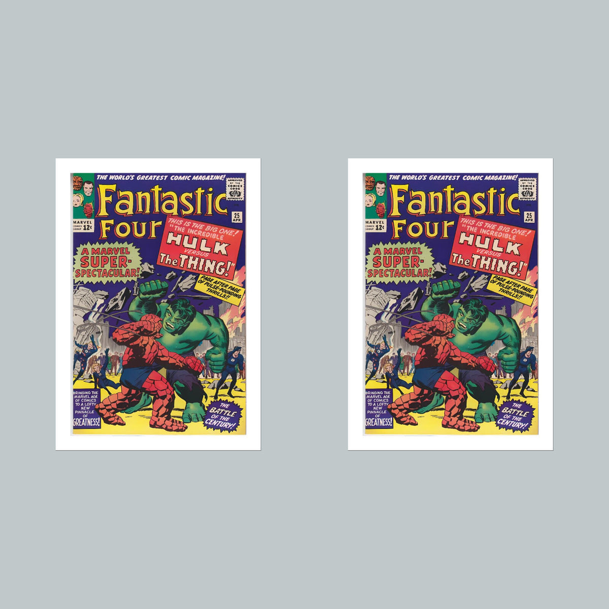 1971 Fantastic Four 8x10 Glossy Photo Comic Book Cover Fast-Secure Shipping