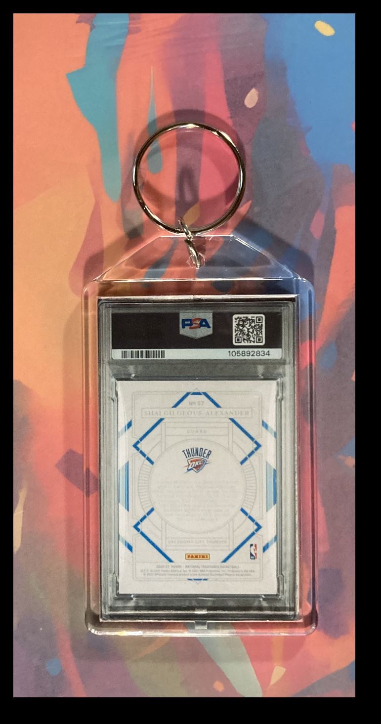 3060 Shai-Gilgeous Alexander 2020 Panini Nat Treaures Auto Keychain
