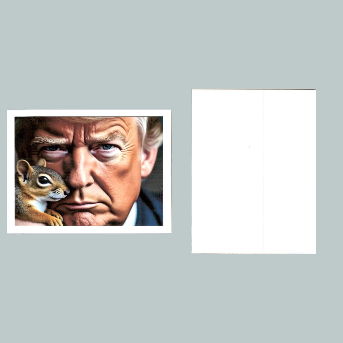 0459 P-8X10 Trump with Mouse Glossy Photo Fast-Secure Shipping MS