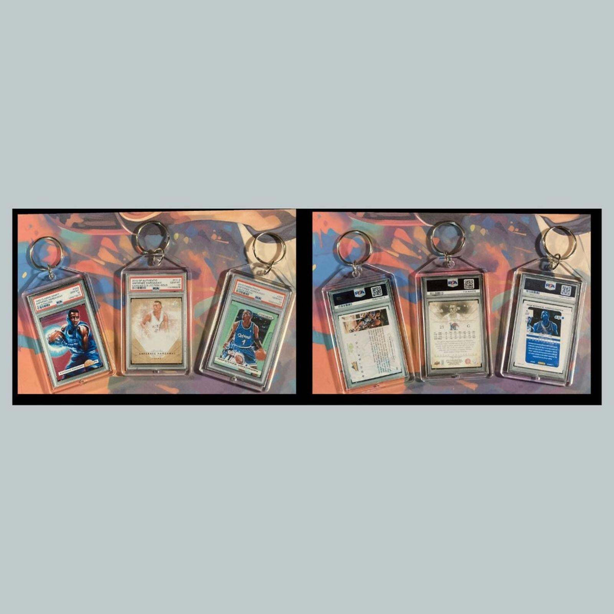 3415B Penny Hardaway 3 Pack Bundle - 3 Different Custom Novelty Keychains -Gift