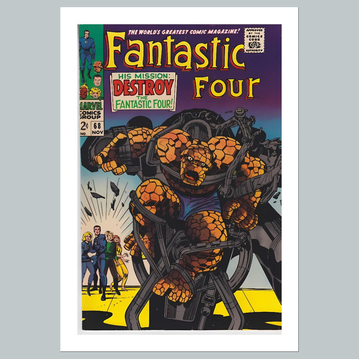 2125 Fantastic Four 8x10 Glossy Photo Comic Book Cover Fast-Secure Shipping