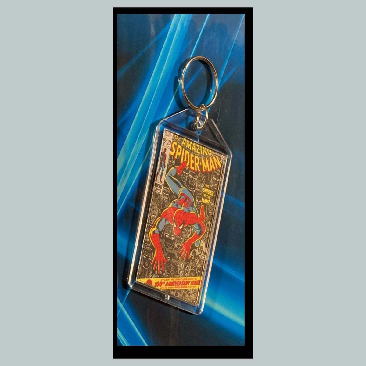 3392 Spider Man June 1973 Classic  Turning Point Custom Keychain