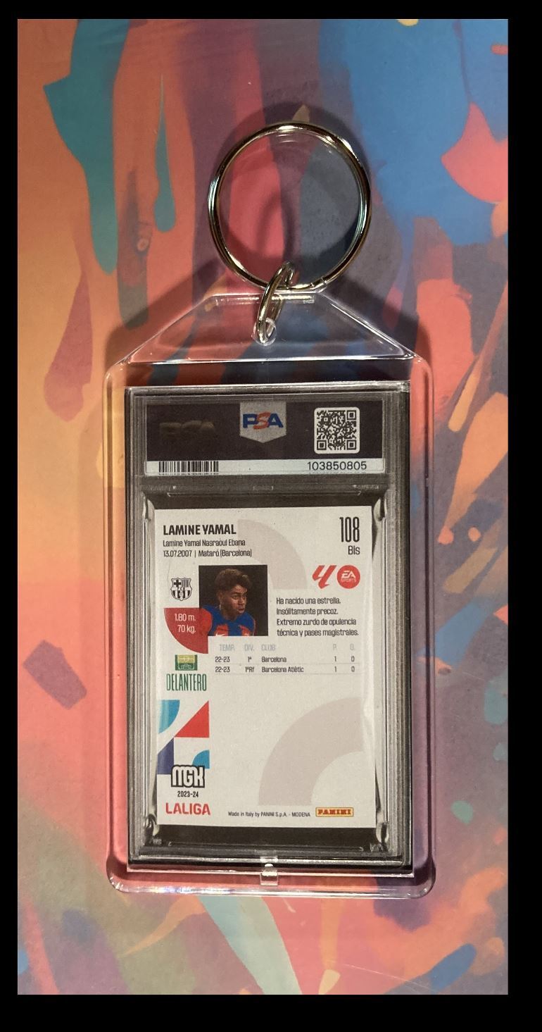 3017 Lamine Yamal  2023 Megacracks Liga Custom Keychain Great Gift